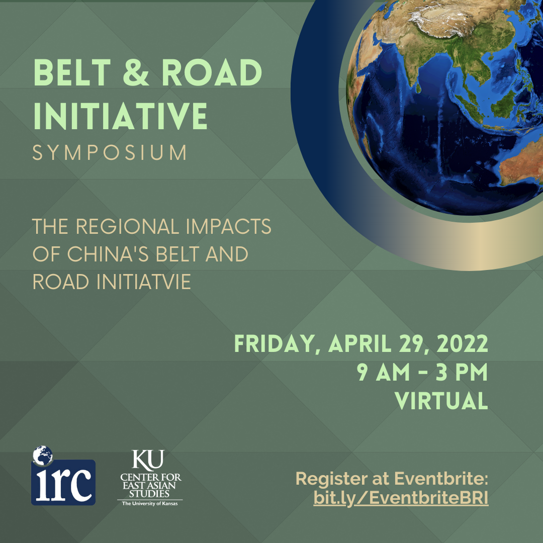 Belt and Road Initiative Symposium graphic - event details below