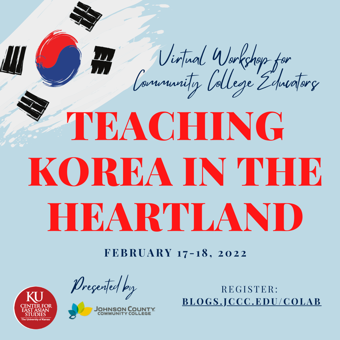 Teaching Korea in the Heartland graphic - event details below